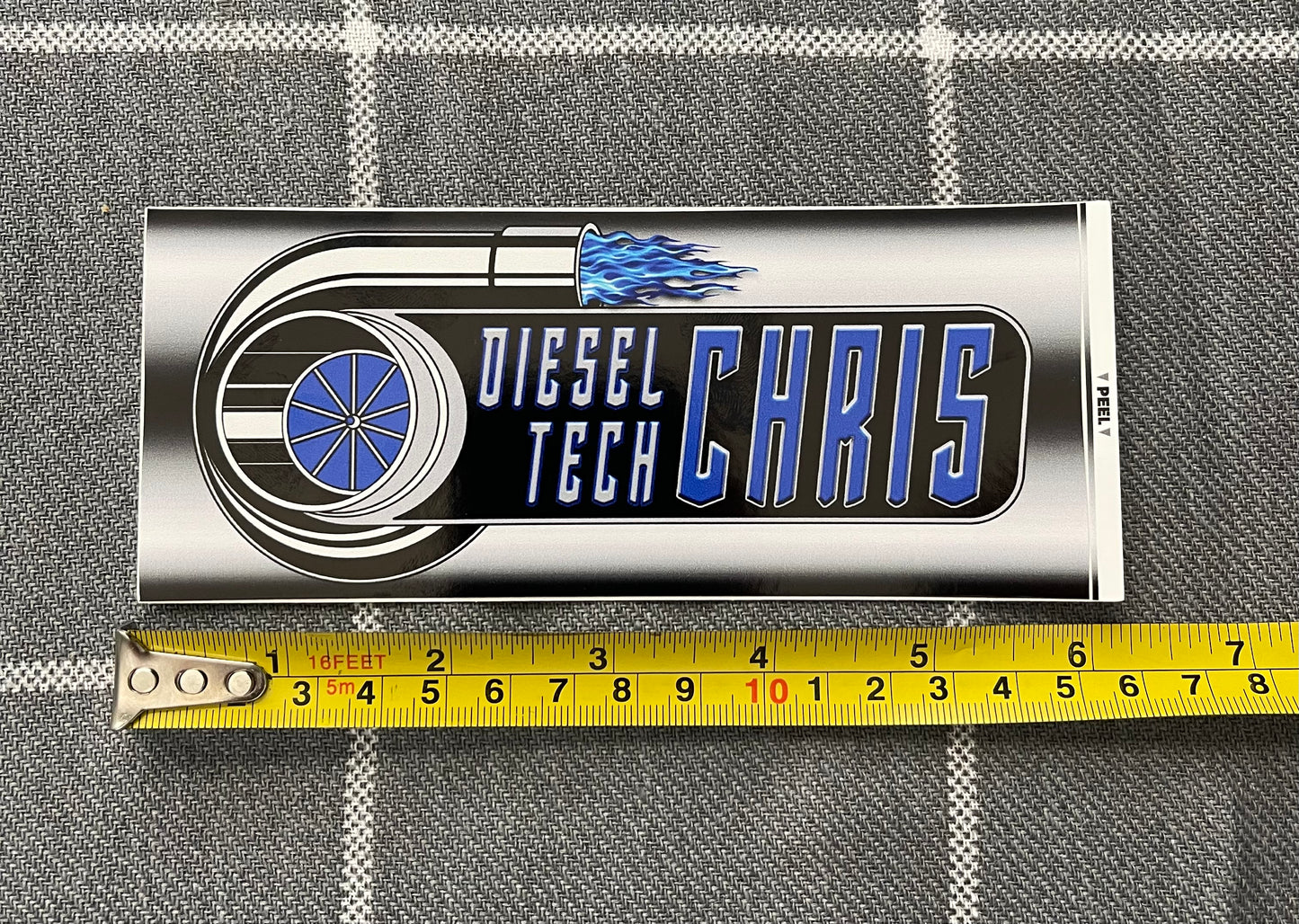DIESEL TECH CHRIS TURBO STICKER